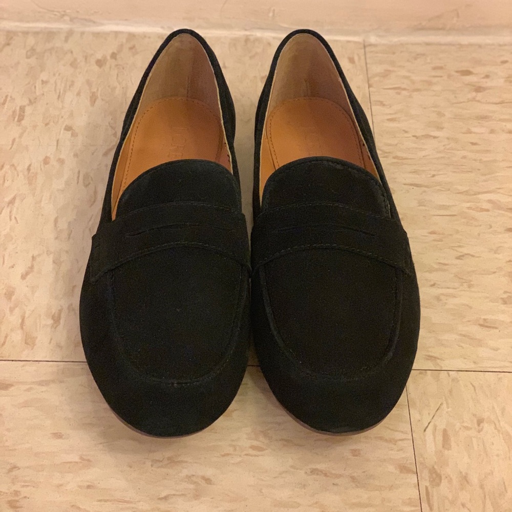 Black Jcrew loafer flats